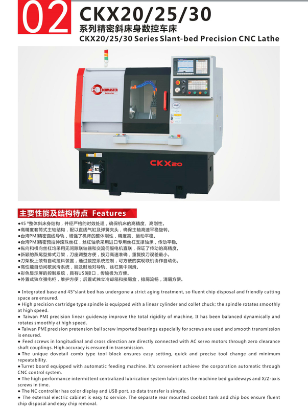 CKX20-CKX25-CKX30 SLANT- BED PRECISION CNC LATHE 