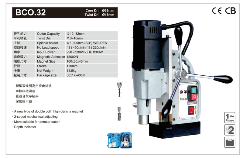 MAGNETIC DRILL BCO32