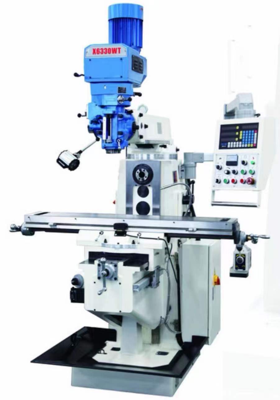 Vertical & Horizontal Spindle Turret Milling X6330W /X6330WT ( WT MODEL WITH ROTARY TABLE ) 