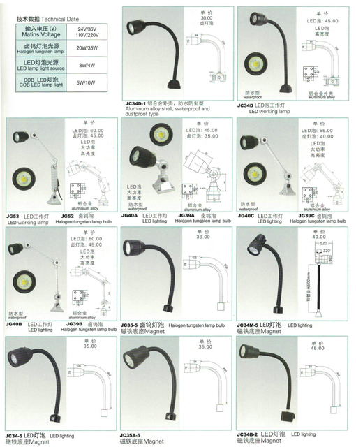 JC34 /JC35 WORKING LAMP 