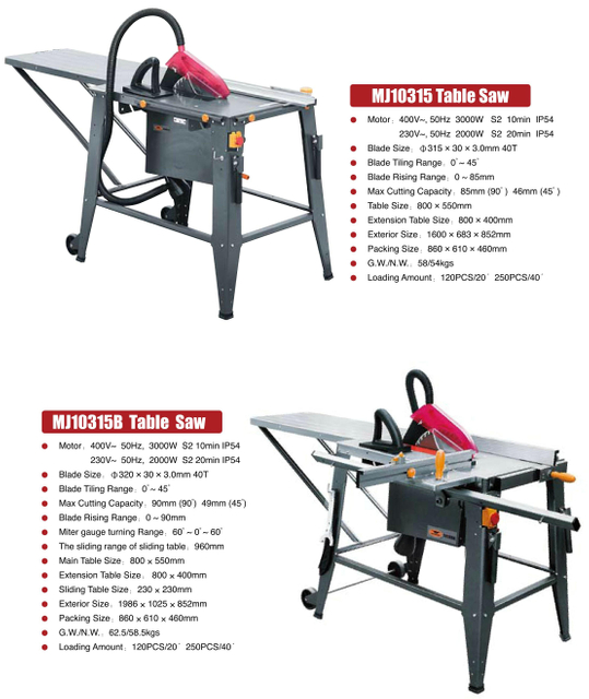 TABLE SAW MJ10315-MJ10315B