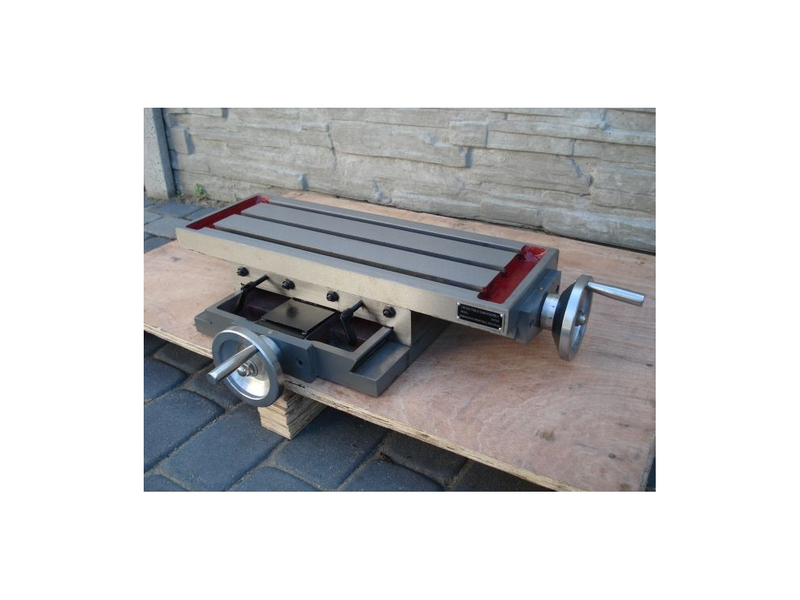 STÓŁ KRZYŻOWY DO WIERTARKI FREZARKI TOKARKI 555x195mm
