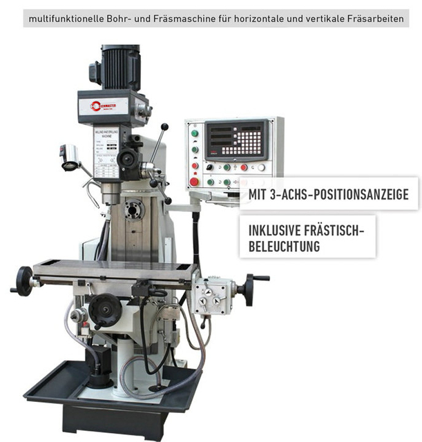 MILLING AND DRILLING MACHINE MF2HV