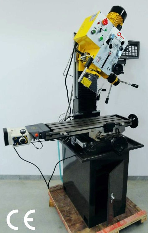 FULLY INDUSTRIAL DRILLING AND MILLING MACHINE GEARED HEAD ZAY7045FG 