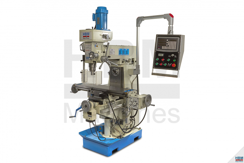 HBM 50 Profi Vario DRO Freesmachine