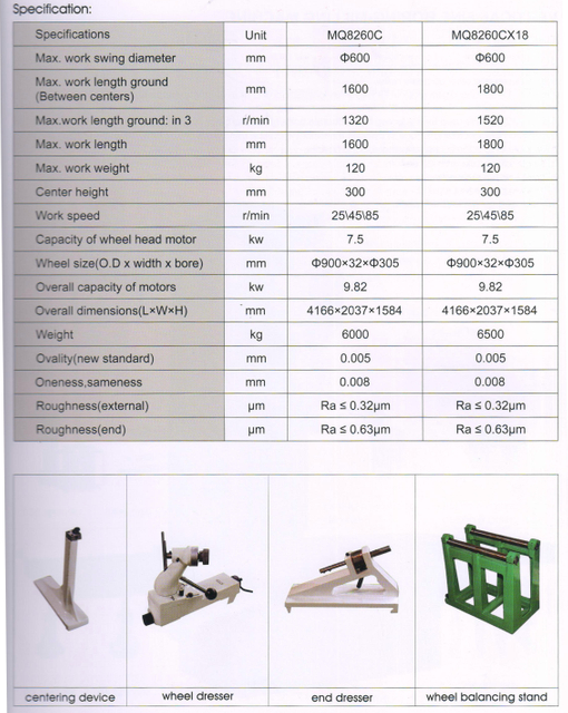 CRANKSHAFT GRINDING MACHINE MQ8260C SERIES 