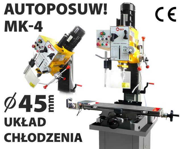 FULLY INDUSTRIAL DRILLING MACHINE Gear Head Auto - Feed Drilling & Milling Machine ZX 7045B