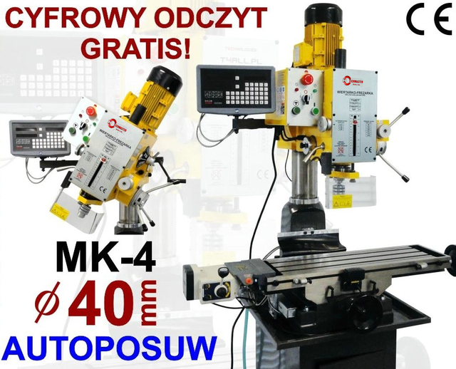 FULLY INDUSTRIAL DRILLING AND MILLING MACHINE VARIO SPEED ZAY7040V