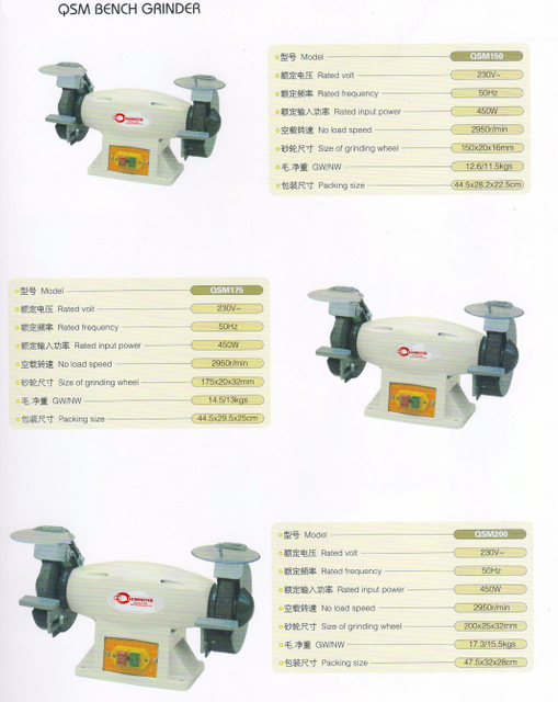 QSM BENCH GRINDER