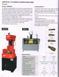 VERTICAL CYLINDER HONING MACHINE 3MB9817-3MB9808