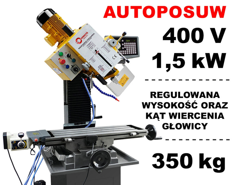 CYCLIC CHANGE OF SPINDLE SPEED WITH AUTO CYCLIC CHANGING FEEDING SPINDLE MILLING ZAY7045FG/1