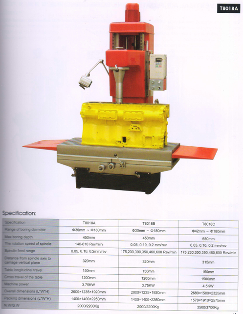 CYLINDER BORING MACHINE T8018A