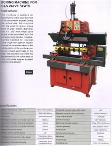 BORING MACHINE FOR GAS VALVE SEATS TD60