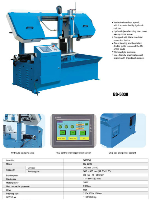 METAL CUTTING BAND SAW BS-5030