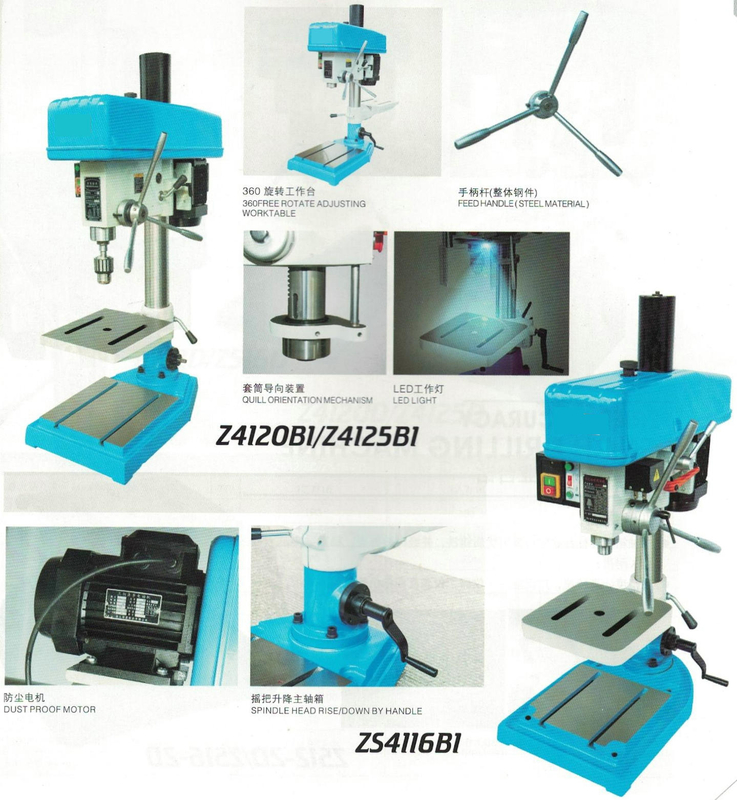 B1 SERIES PREMIUM QUALITY DRILLING &TAPPING MACHINE ZS4116B1