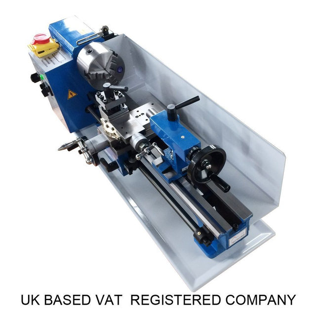 14" Mini Lathe Digital Read Display Machine 100mm Chuck