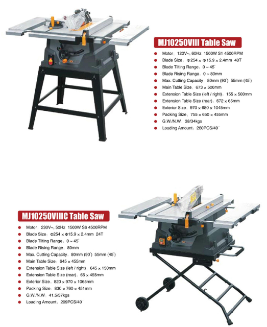 TABLE SAW MJ10250VIII