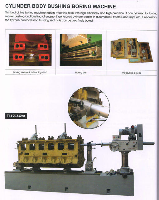 CYLINDER BODY BUSING BORING MACHINE T8120AX20