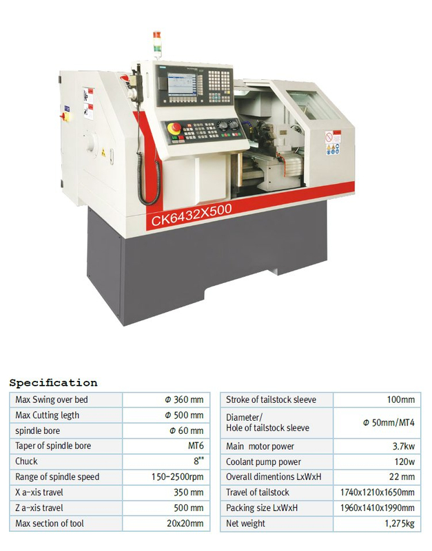 CNC Lathe CK6432X500