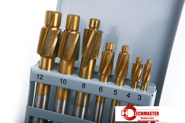 7 delige HSS – Tin Gecoate Inbus Verzinkfrezenset