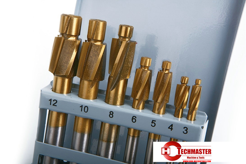 7 delige HSS – Tin Gecoate Inbus Verzinkfrezenset