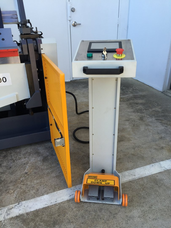  INDUSTRIAL HFM-4-2500B Full Hydraulic Panbrake Folder With PLC Touch Screen Controller