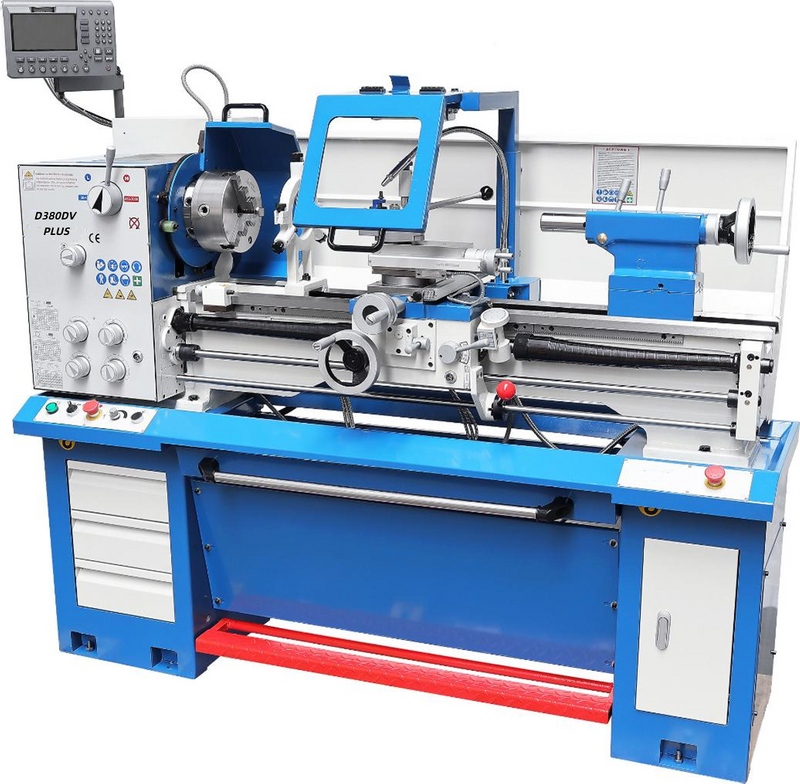 VARIO SPEED LATHE D380DV PLUS X1000MM (51MM SPINDLE )
