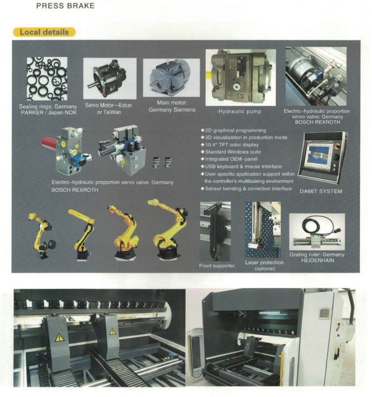 WE67K SERIES CNC ELECTRO-HYDRAULIC PRESS BRAKE 