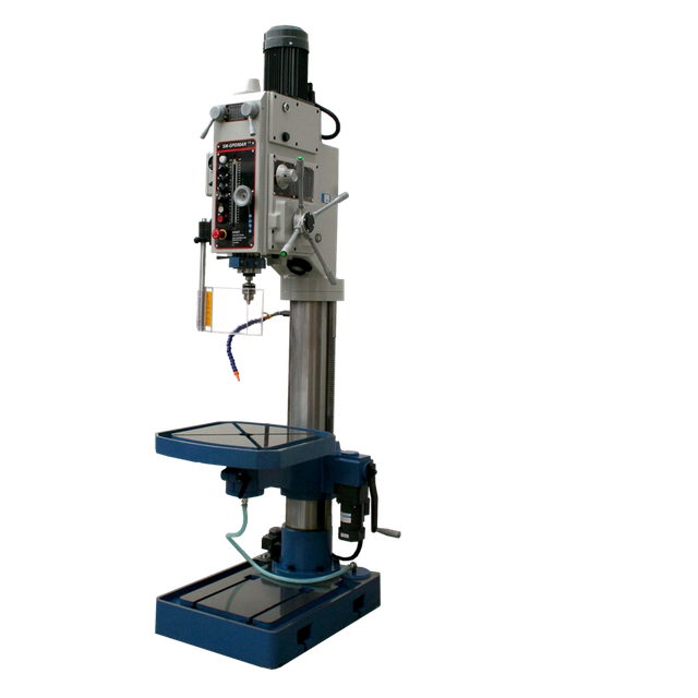 GPD50AR. 415Volt, 50mm Capacity Geared Head Drill with Power Feed, Power Table Up & Down, Coolant