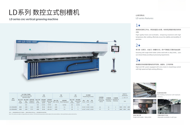 LD SERIES CNC VERTICAL GROOVING MACHINE 