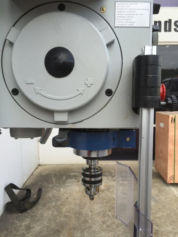 GPD50AR. 415Volt, 50mm Capacity Geared Head Drill with Power Feed, Power Table Up & Down, Coolant