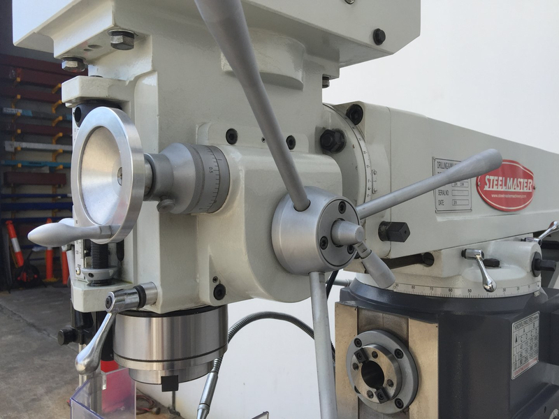 MGH757Z. Universal Mill Gear Head Drive with Easson 3 Axis Digital Readout