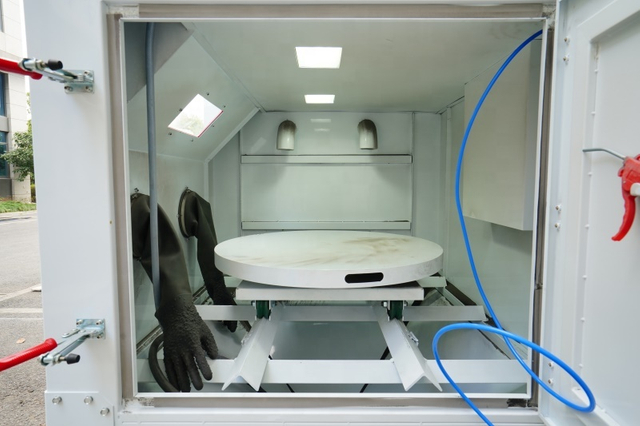 DRY SAND BLASTING MACHINE LW1212FTA 