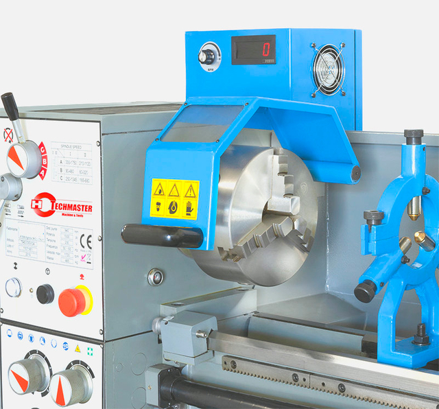 CQ6232V DRO GEAR HEAD LATHE WITH INVERTER 230V