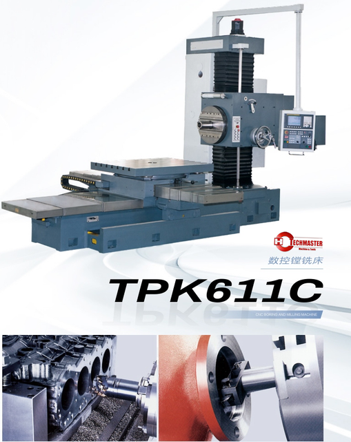 CNC BORING AND MILLING MACHINE TPK6110C