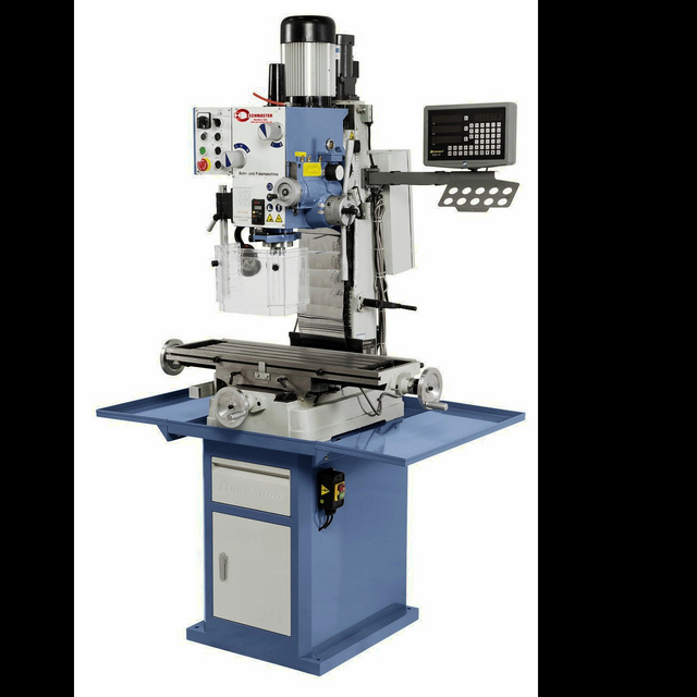AUTO FEEDING GEARED HEAD DRILLING AND MILLING MACHINE EUROPE STYLE J-ZX45AD DRO 