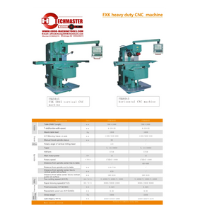 FXK CNC KNEE TYPE MILLING MACHINE FXK5045;FXK6045