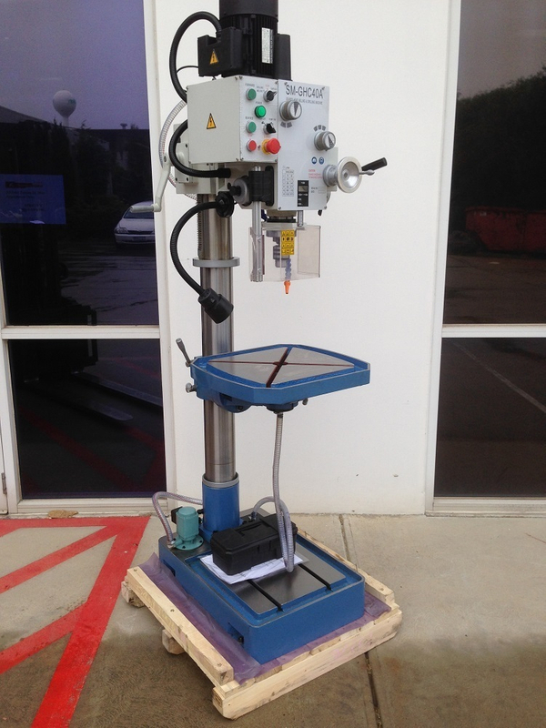 Geared Head Drill with Power Feed & Coolant. Geared Drive. Digital Depth Display