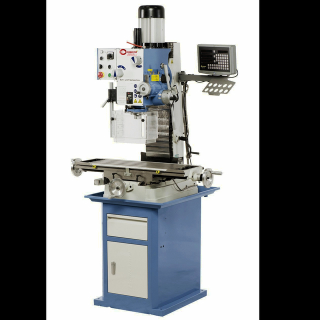 AUTO FEEDING GEARED HEAD DRILLING AND MILLING MACHINE EUROPE STYLE J-ZX45A DRO