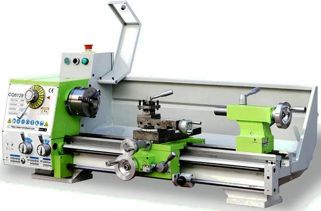 GEARED HEARD BENCH LATHE CQ6128G 280X700 MT4 Spindle 280*700MM Thread Making Metal Lathe Machine