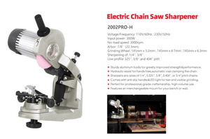 2002PRO H ELECTRCIAL CHAIN SAW SHARPENER
