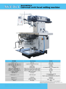 DRILLING AND MILLING MACINE X6436A
