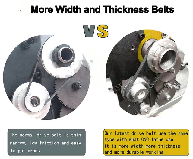 HS210E Auto Left&Right Threading Making Mini CNC Metal Lathe Machine