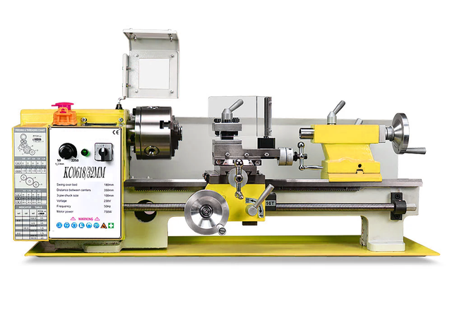 32 MM SPINDEL 180*350mm Capacity 32mm Spindle Hole 750W Brushless Motor Mini Metal Lathe Machine