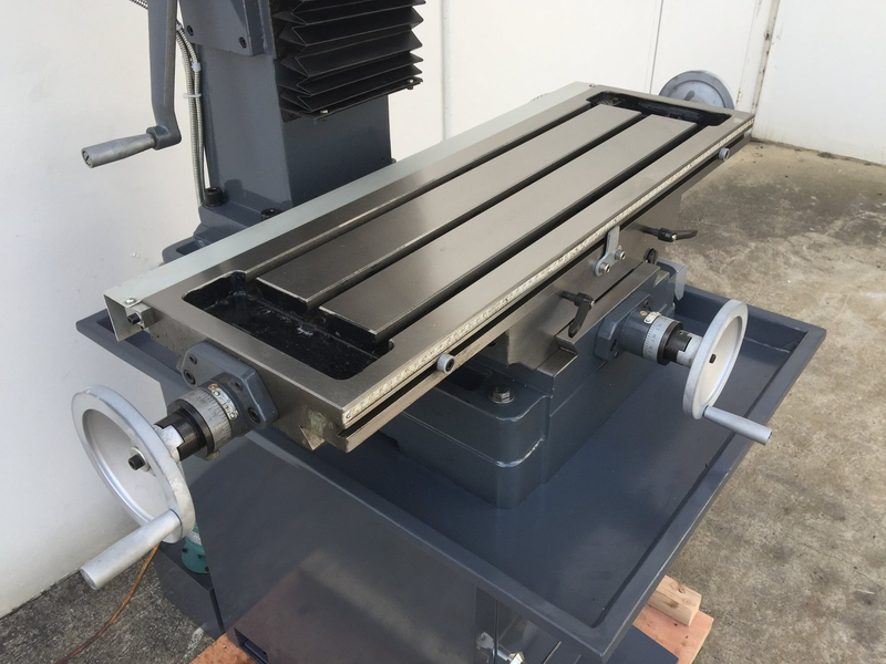 MD45. Mill Drill. Steelmaster Geared Head Drive, Dovetail Guides, Coolant, LED Work Light