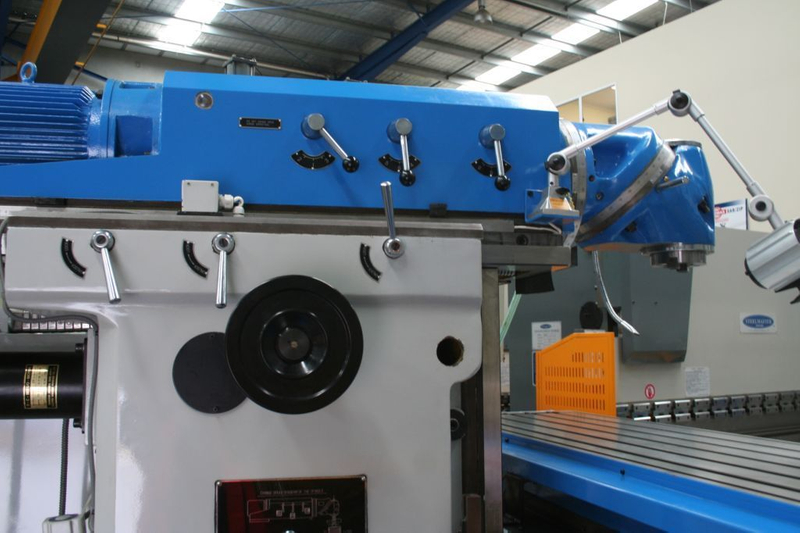 MHD2000. Universal Mill . ISO 50, 2000mm x 500mm Table, 3 Axis Servo Drive & Feeds,