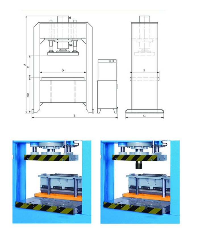 HPDB-70 , HPD-100;HPDB-100W;HPDB-150W;HPDB-200W HYDRAULIC DIE & BENDING PRESSES