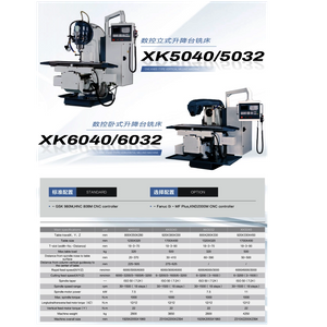 CNC BED TYPE UNIVERSAL MILLING MACHINE XK5040-XK6040