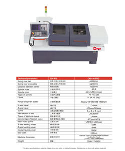 CNC LATHE CK6146PRO X1000 