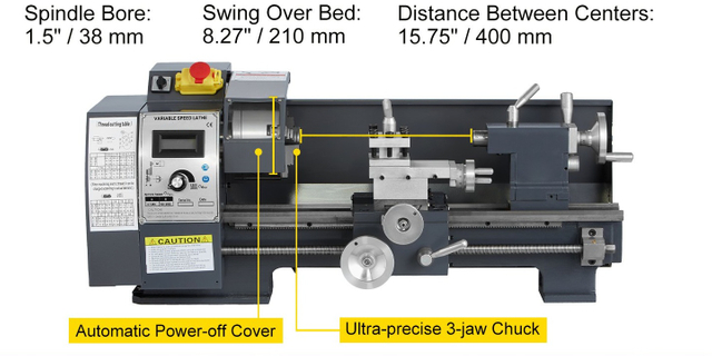 BENCH LATHE WM210VX400